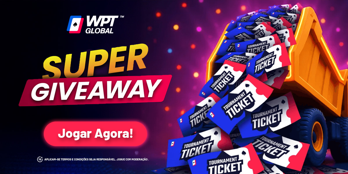 Ganhe Tickets WPT® Grátis Diariamente!